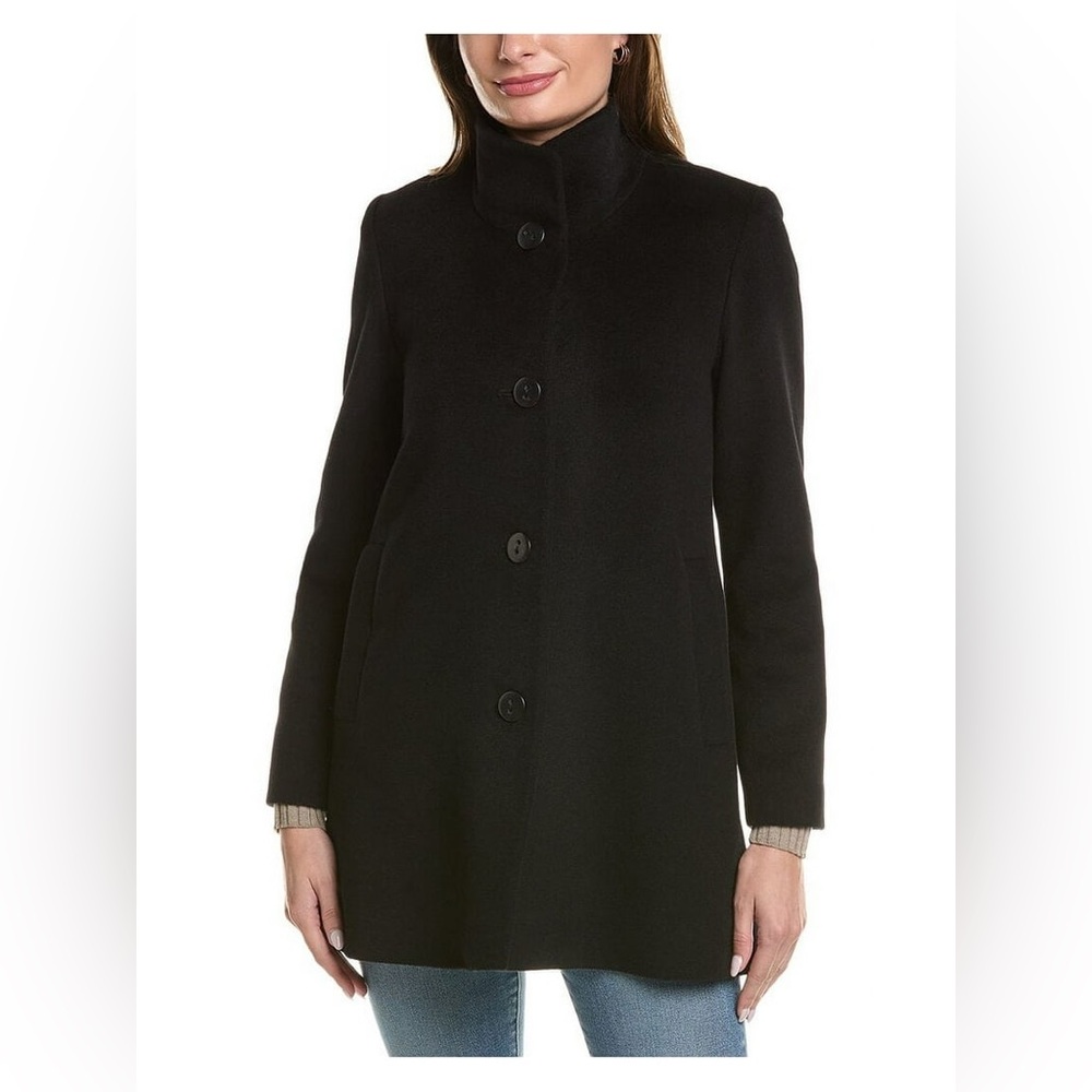 FLEURETTE Boucle Wool Coat. Size 10
